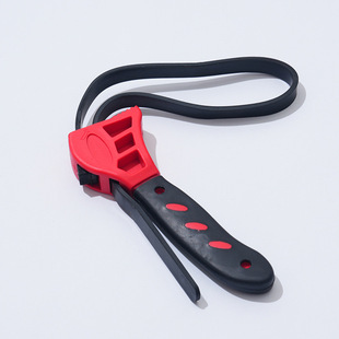 New 6 inch 8 inch multi-function belt wrench adjustable bottle opener auto repair rubber filter universal wrench