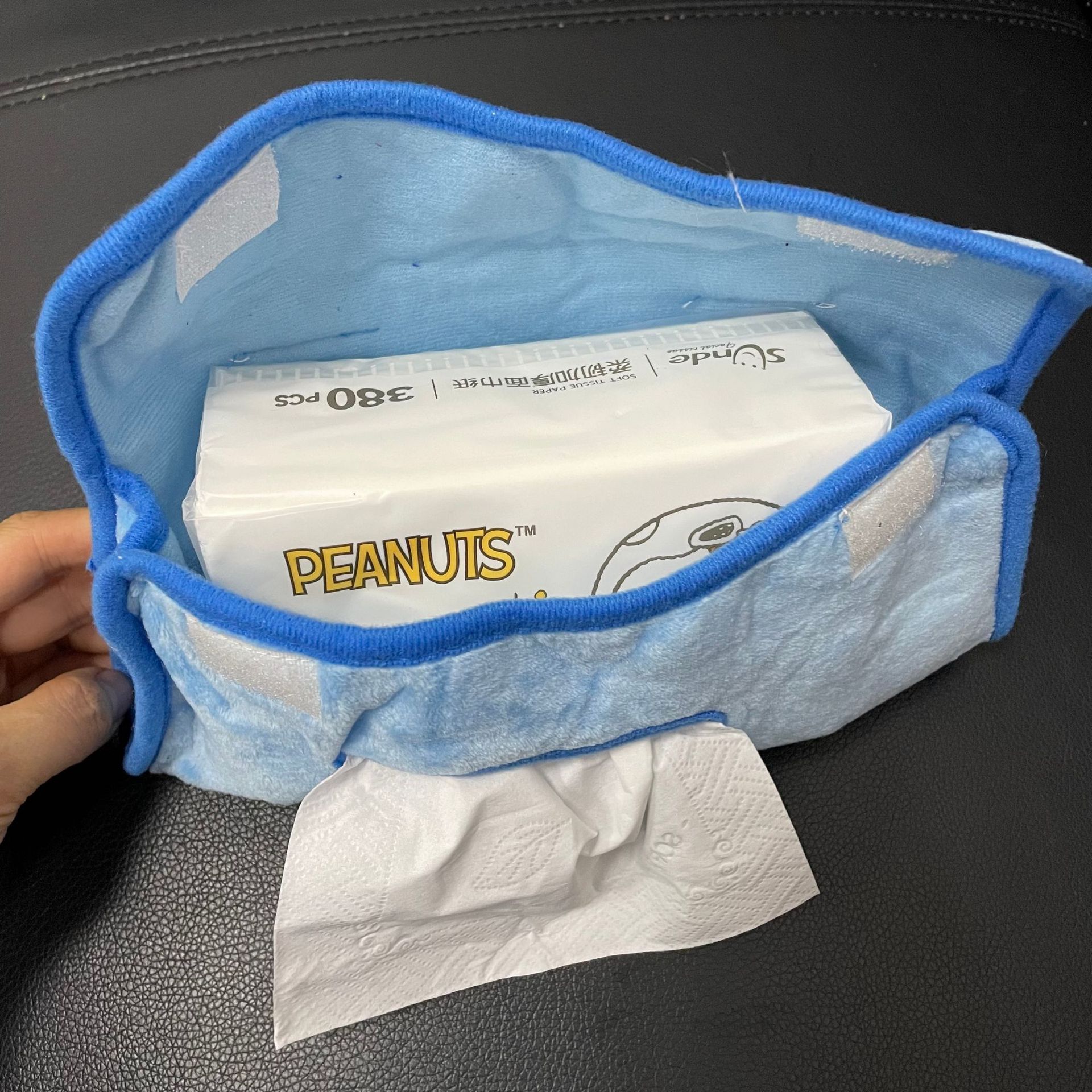 Creative Car Tissue Box, Multifunctional, Wealth-Bringing, Car Tissue Bag, In-Car Hanging Tissue Holder, Tissue Box