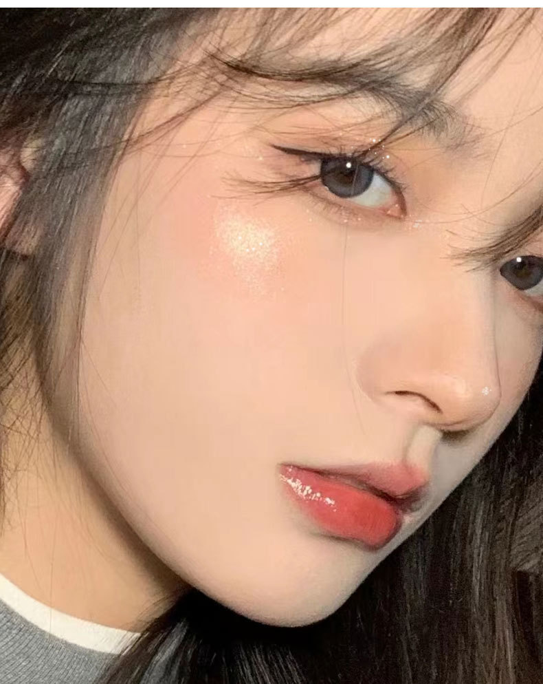 CVZ Highlighter Contouring Plate, Highlighter Powder Compact, Mashed Potatoes, Diamond Highlighter Powder, Gradient Highlighter Nude Makeup, brightening and sparkling girls undefined