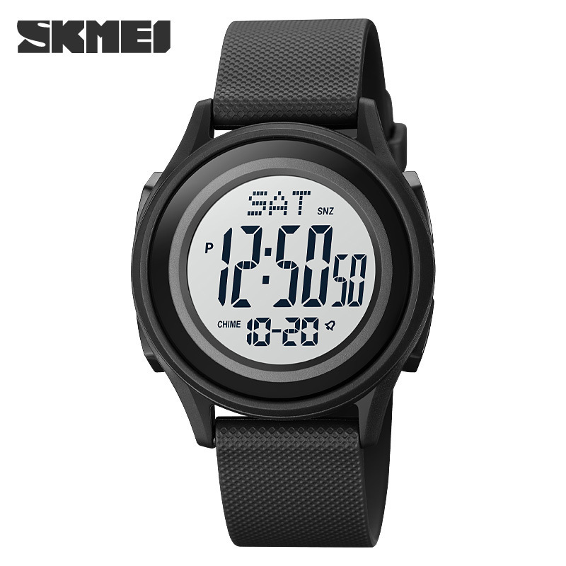 SKMEI 1893 reloj electrónico para hombres y mujeres de alarma deportiva impermeable reloj deportivo luminoso para estudiantes de secundaria y preparatoria