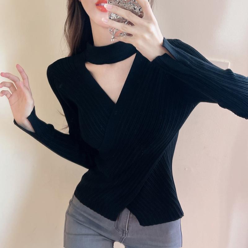 SKU_13_颜色分类 黑色【高级感针织衫】;尺码 S【建议