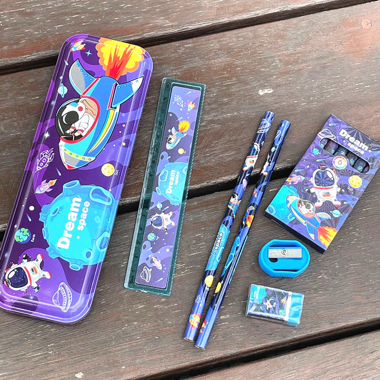 Cute Style 1 Set Cartoon Class Learning Plastic Cute Stationary Sets