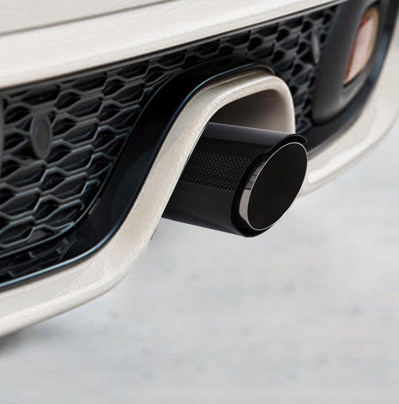 New Cross-Border Wholesale 63-89mm Carbon Fiber Ak Scorpion Tail Exhaust Pipe Car Modification Accessories Stainless Steel