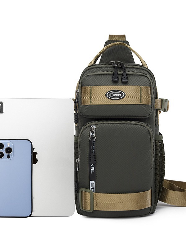 Large-Capacity Chest Bag Men's Bag Shoulder Bag Crossbody Bag Oxford Cloth Casual Men's Bag Backpack New Oxford Bag Simple