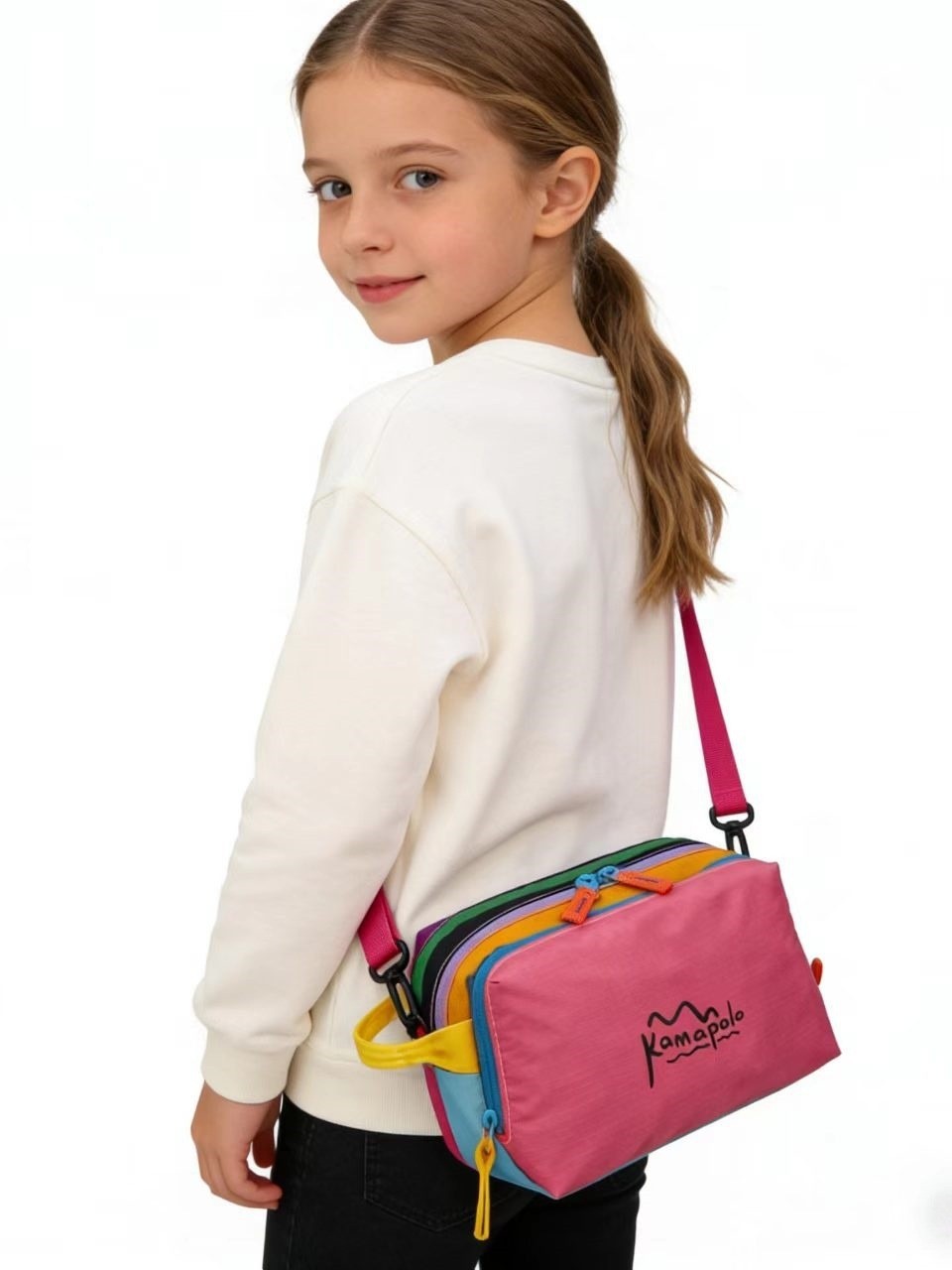 Paquete de dopamina para niños 2026 nuevo estilo coreano de moda para chicas bolsas de maquillaje para salir al aire libre bolsas para padres e hijos