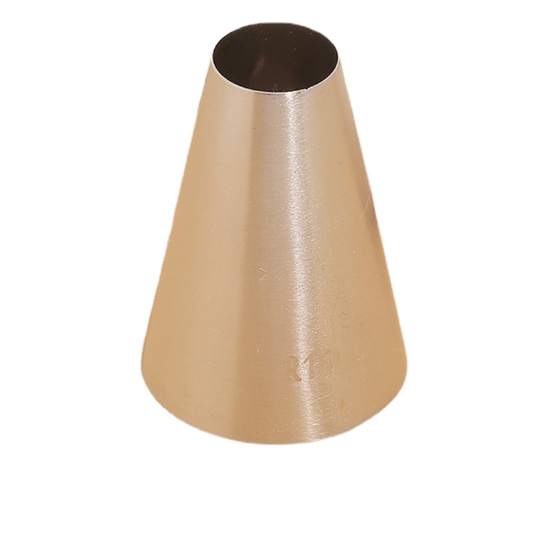 R16L# large round mouth round cream biscuit pastry nozzle 304 stainless steel baking DIY tool extra large
