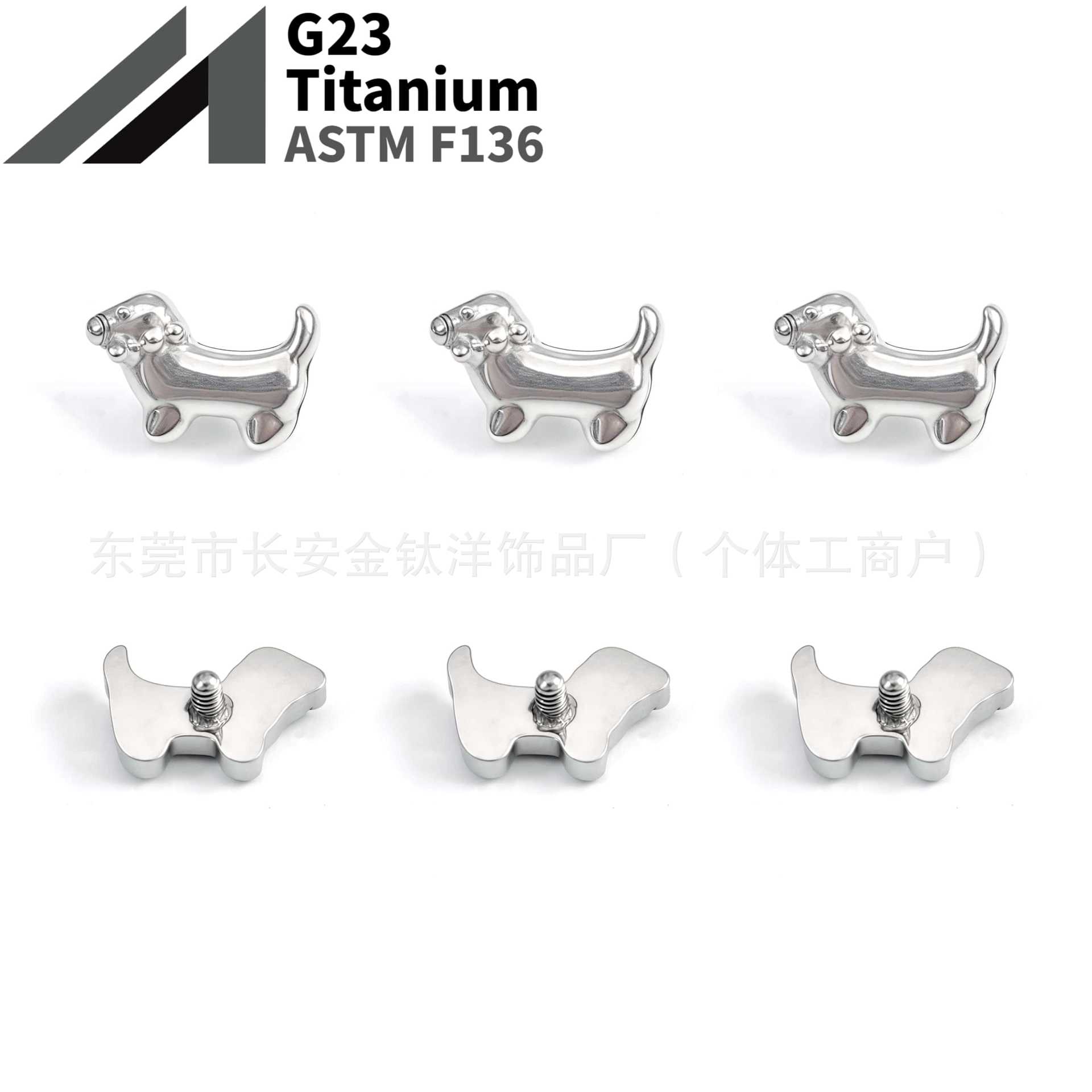 16G labret stud size and finish detail