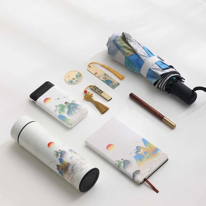 Taza de cerámica Jiangshan set de regalo de taza de marca de filtro de taza de agua de negocios de talla LOGO publicidad al por mayor