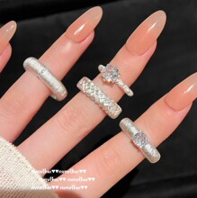 ������͹����z���挚ʯ��ָVintage�18K�� ���z���黨�y��ָ