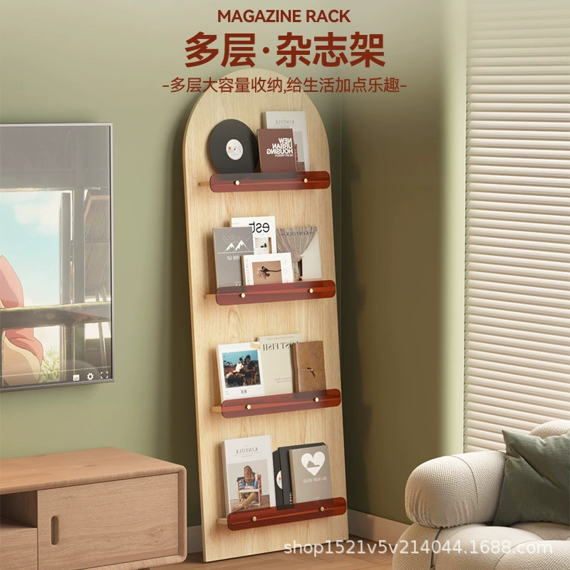 Книжная полка, стеллаж для газет, напольный стеллаж для хранения, стеллаж для хранения информации о книгах, виниловый стеллаж, стеллаж для журналов, стеллаж для книжек с картинками