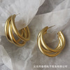 Earrings, advanced accessory, silver needle, 2023 collection, high-quality style, silver 925 sample