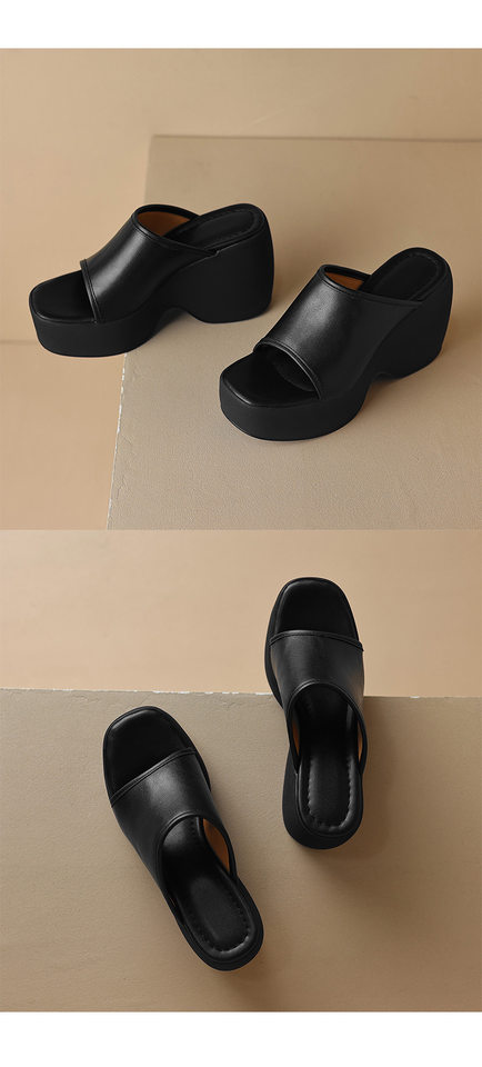 Dép sandal cao gót nữ hở mũi quai ngang đế dày siêu cao gót màu bạc — Màu đen, Màu trắng be, Màu bạc chi tiết 15