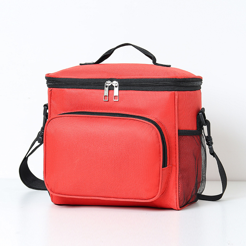 Lonchera térmica portátil grande con bolsa de hielo para el trabajo y la escuela, bolsa bento con paquete de hielo, bolsa de doble compartimento de gran capacidad para exteriores.