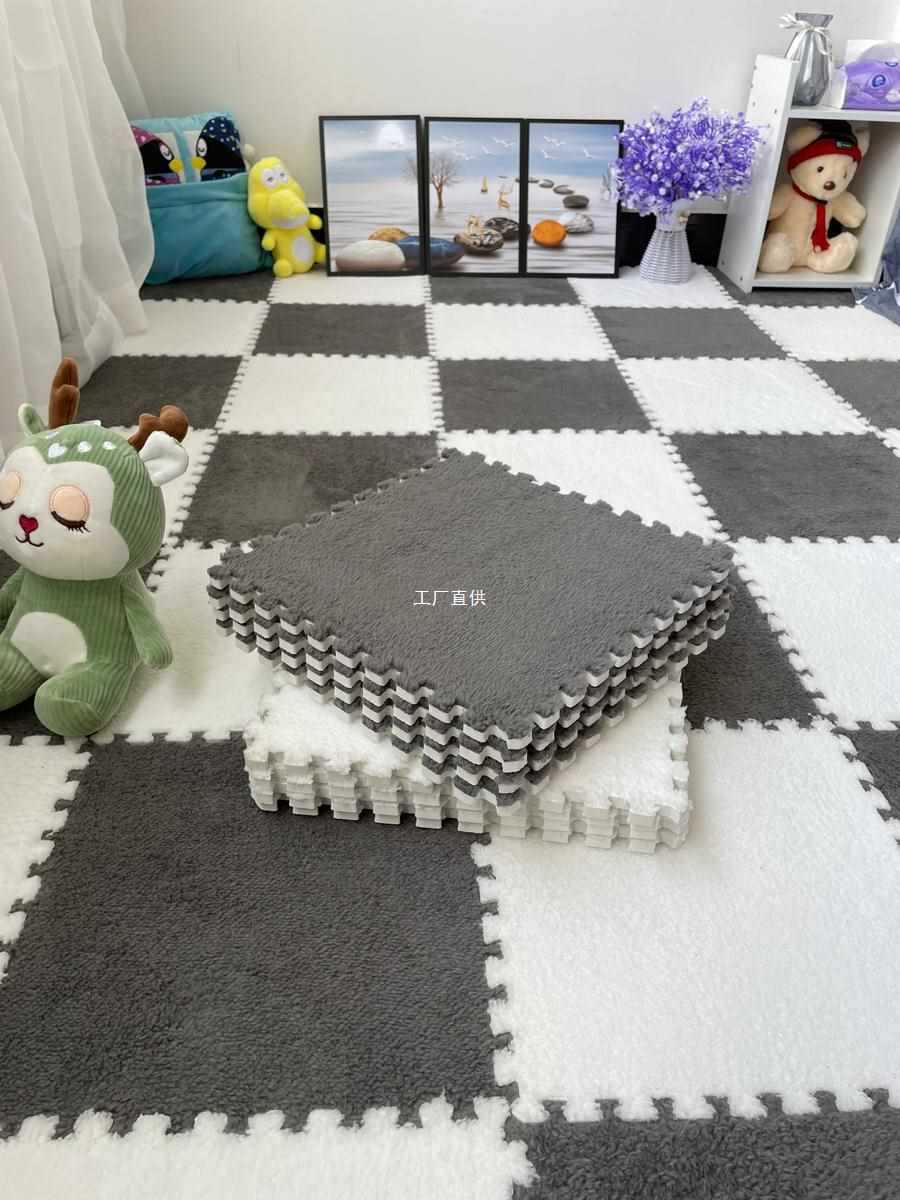 批发房间地毯主卧室全铺床边宿舍整铺耐脏儿童客厅拼接垫子水泥地