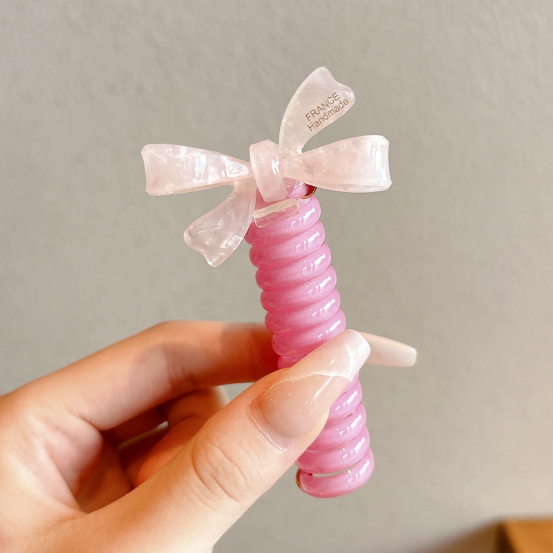 Trenza de burbuja de temperamento de moda, cuerda para el cabello, lazo para el cabello, nuevos accesorios para el cabello de alta gama para mujeres, cola de caballo simple, línea telefónica trenzada, banda de goma