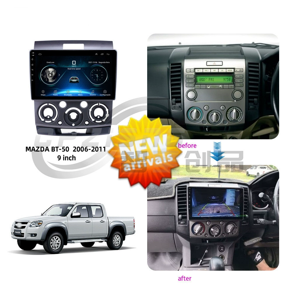 Фасад панели для большой экрана, рамка замены, подходит для Mazda BT500 2006-2011
