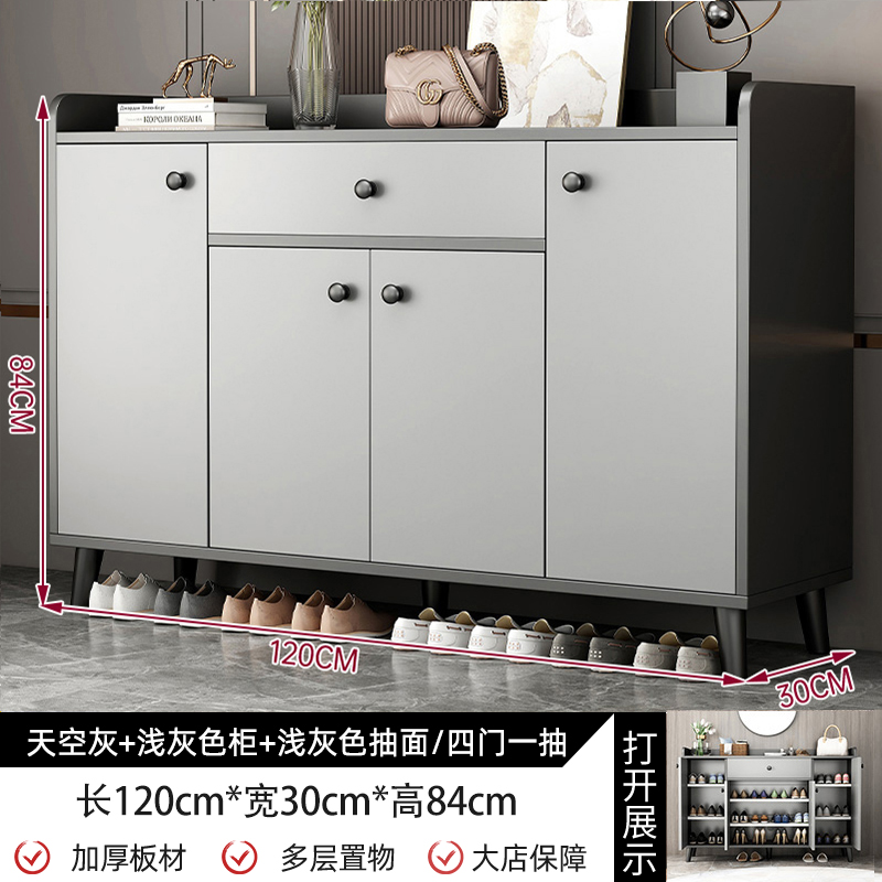 靴キャビネットホームドア 2025 新しい階段屋内玄関ドア玄関キャビネット廊下大容量ドア靴ラック