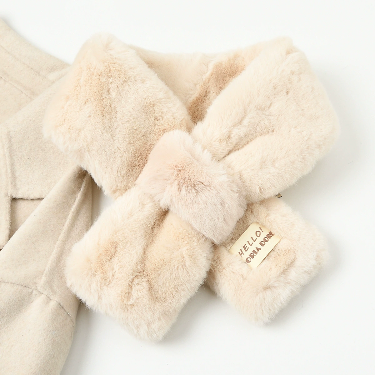 Winter universal keep warm windproof scarf, simple and elegant design, with neck protection