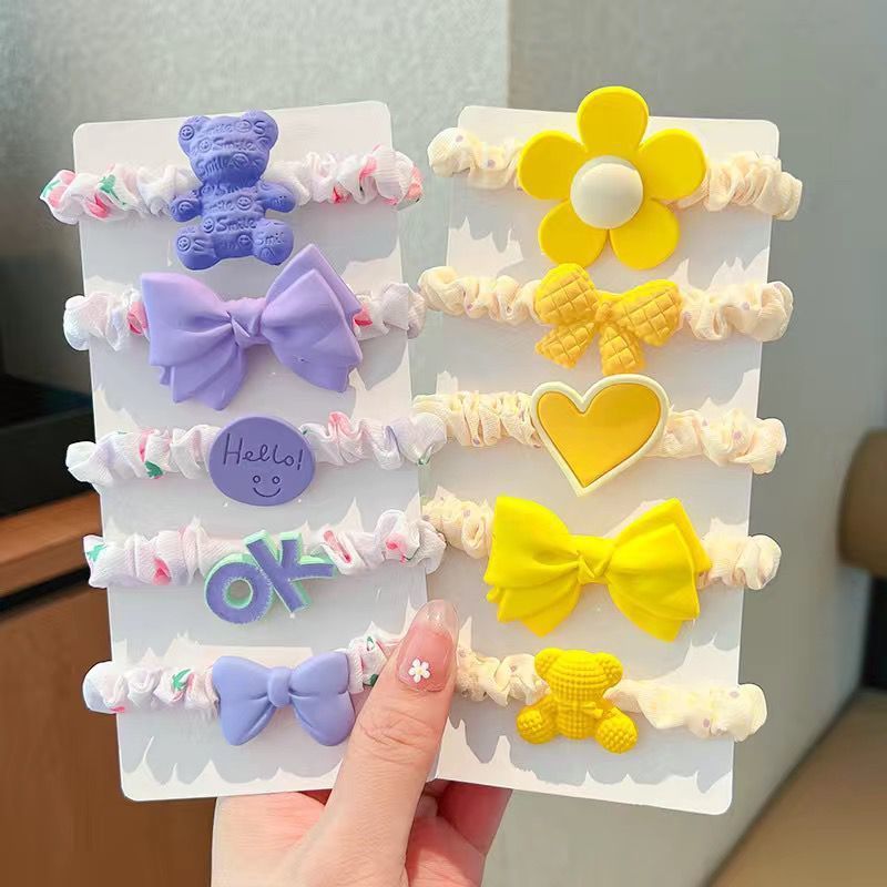 Estilo coreano versátil lindo gran intestino anillo pelo cuerda corbata goma banda estudiante niños pelo banda moda no duele el pelo accesorios de pelo