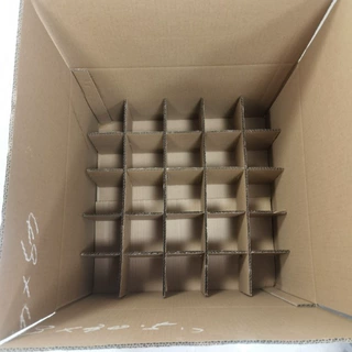 分格纸箱定做纸箱内部隔板加工多规格格子纸箱定制白酒红酒分格盒