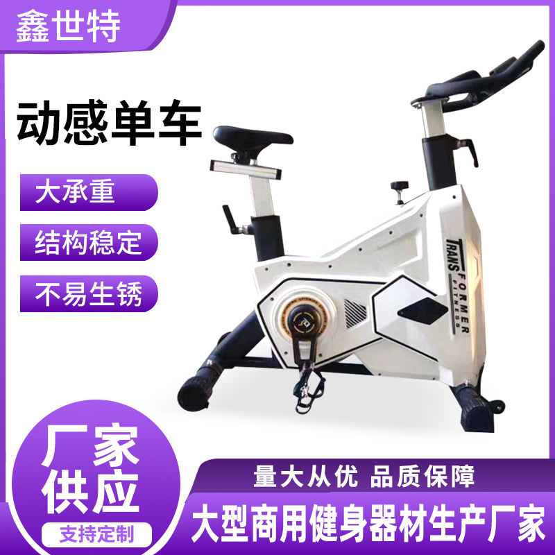 Commercial Aerobic Gym Fat Reduction Spinning Bicycle Shaping Fitness Equipment Household Low Noise Pedal Spinning Bicycle