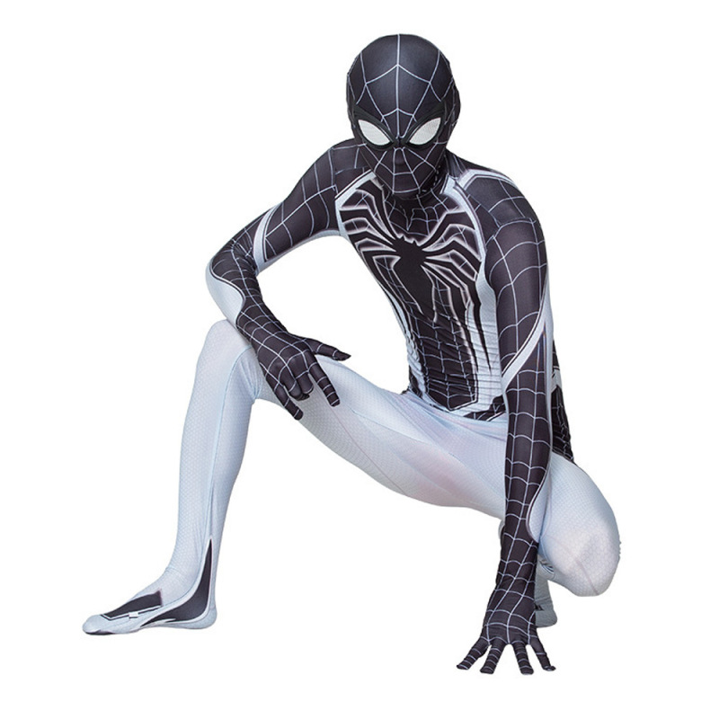 スパイダーマン タイツ ジャンプスーツ マイルズ服 大人 子供 ハロウィン スパイダーマン コスチューム|undefined