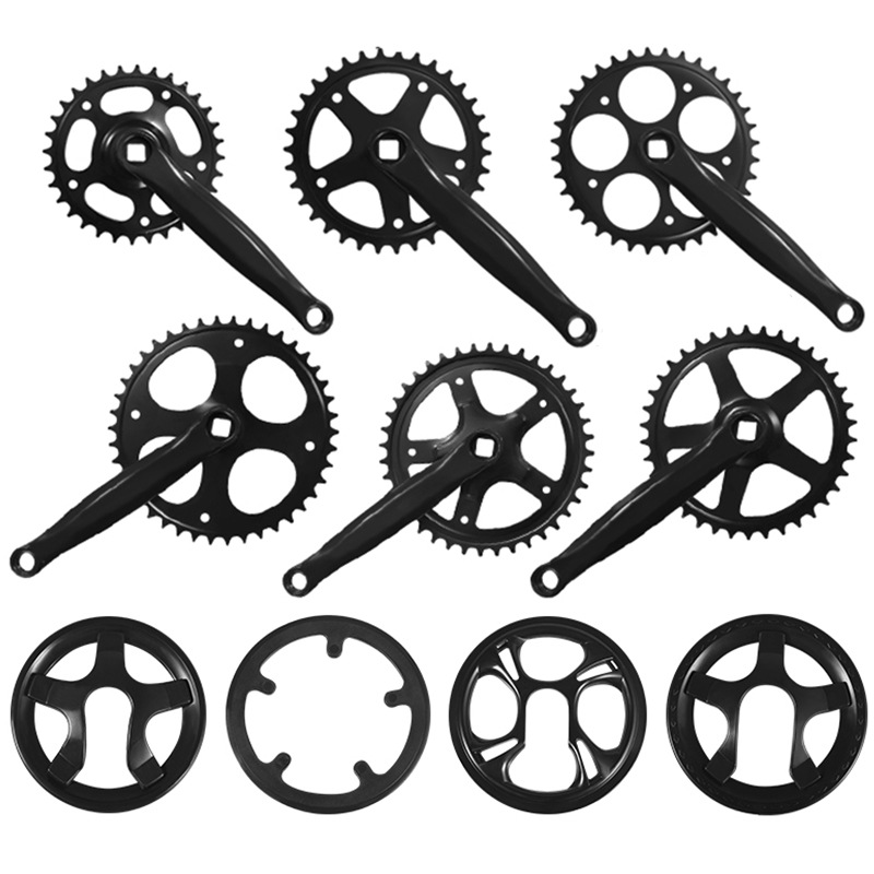 Bicycle chainring single disc mountain bike single speed universal chainring road chainring guard shield protective cover chainring shell