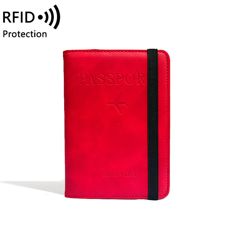 Anti theft Passport Bag RFID Anti magnetic Multi function ID Bag Simple Card Bag Cross border Ticket Clip_voghion.com