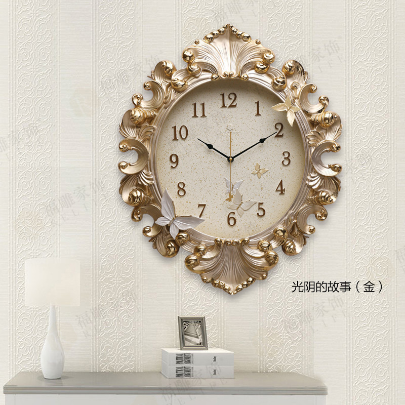 亚马逊跨境电商时钟欧式挂钟客厅璧钟创意扫描钟表挂表厂家 批发