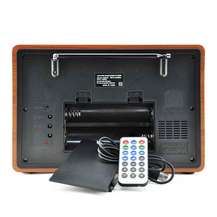Radio Retro Bluetooth Multifunción PX-2002BT de Plástico con Interfaz USB