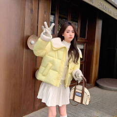 2025冬季新款加厚短款面包服女韩系保暖棉服外套品牌女装批发货源