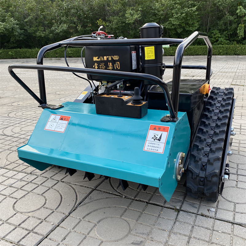 多功能履带式遥控割草机草坪修剪机农用果园山坡园林全地形除草机