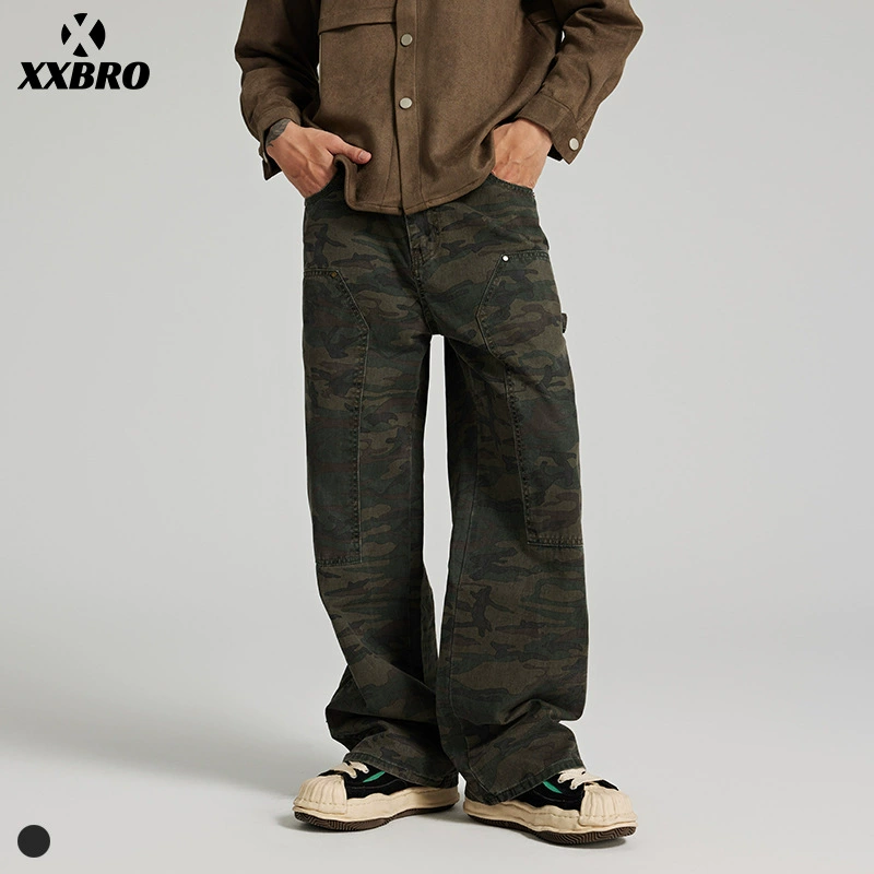 Xxbro мужская одежда # американские камуфляжные брюки камуфляжные повседневные мужские модные прелюдные брюки
