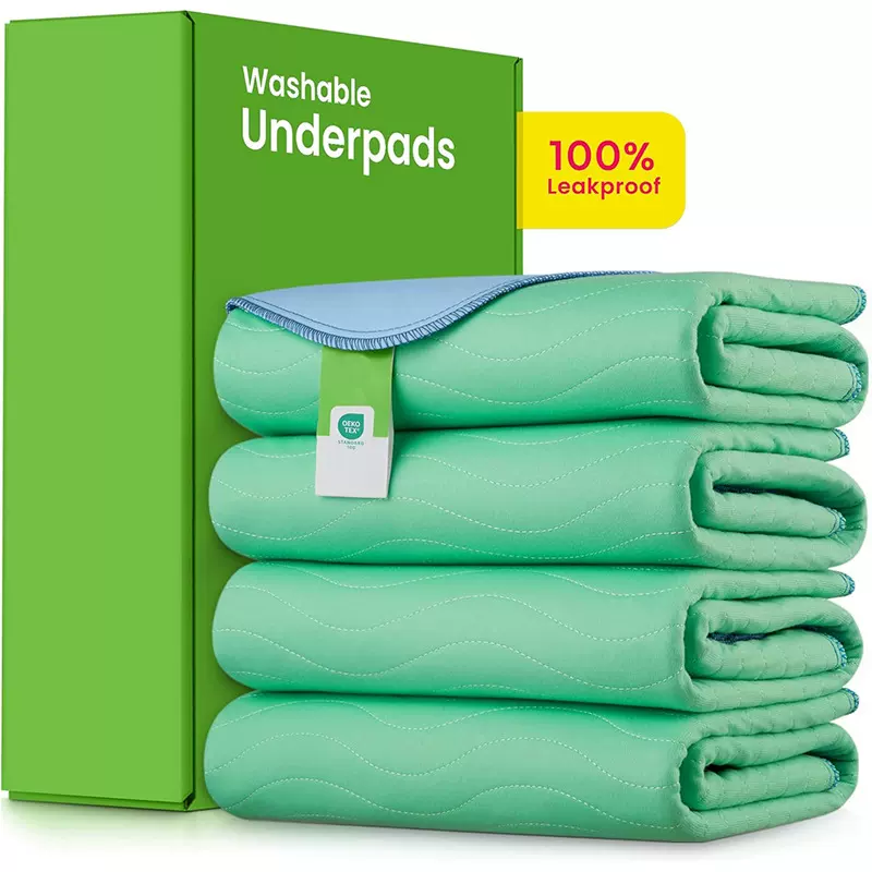 深绿色吸水防渗漏可洗成人小孩隔尿垫床垫坐垫家用护理垫