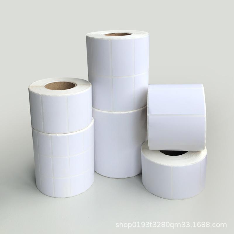 코팅지 바코드지 자체 접착 라벨 100X80*60*50*40*10 32X19 바코드 인쇄 라벨지