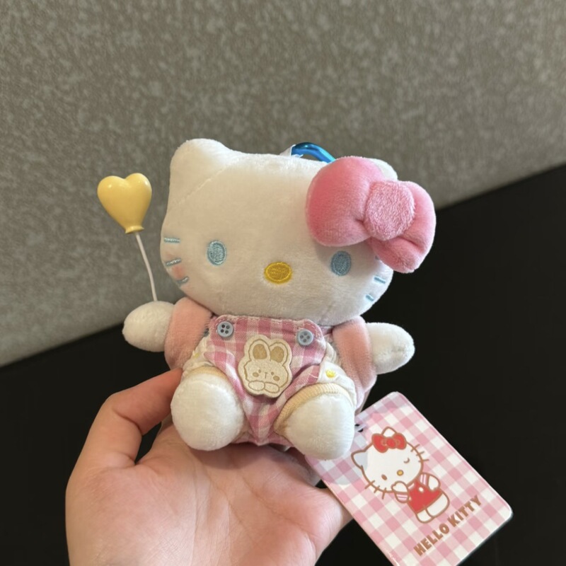 本物の子羊ハローキティペンダントぬいぐるみバッグペンダントかわいい人形キーホルダークリエイティブギフト|undefined