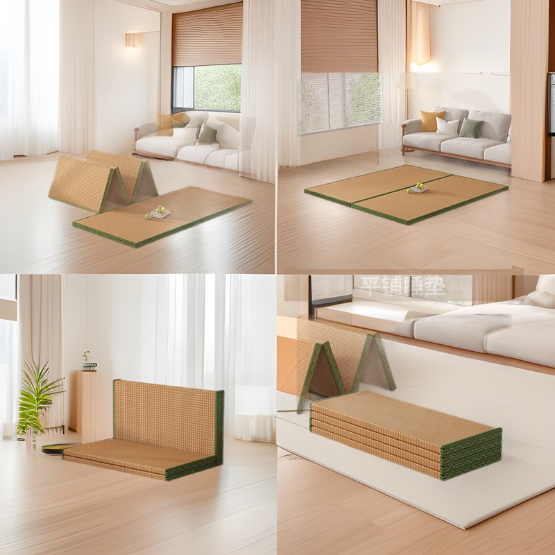 Tatami Mat, Coconut Palm Mattress, Floor Sleeping Mat, Nap Mat, Japanese-Style Floor Mat, Foldable Palm Mat for Home Use