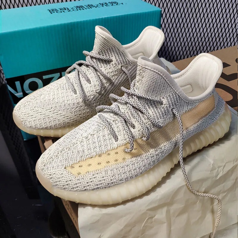 Coconut shoes 350 really burst white gypsophila genuine goods earth brown dirty orange Putian shoes breathable entity wholesale generation