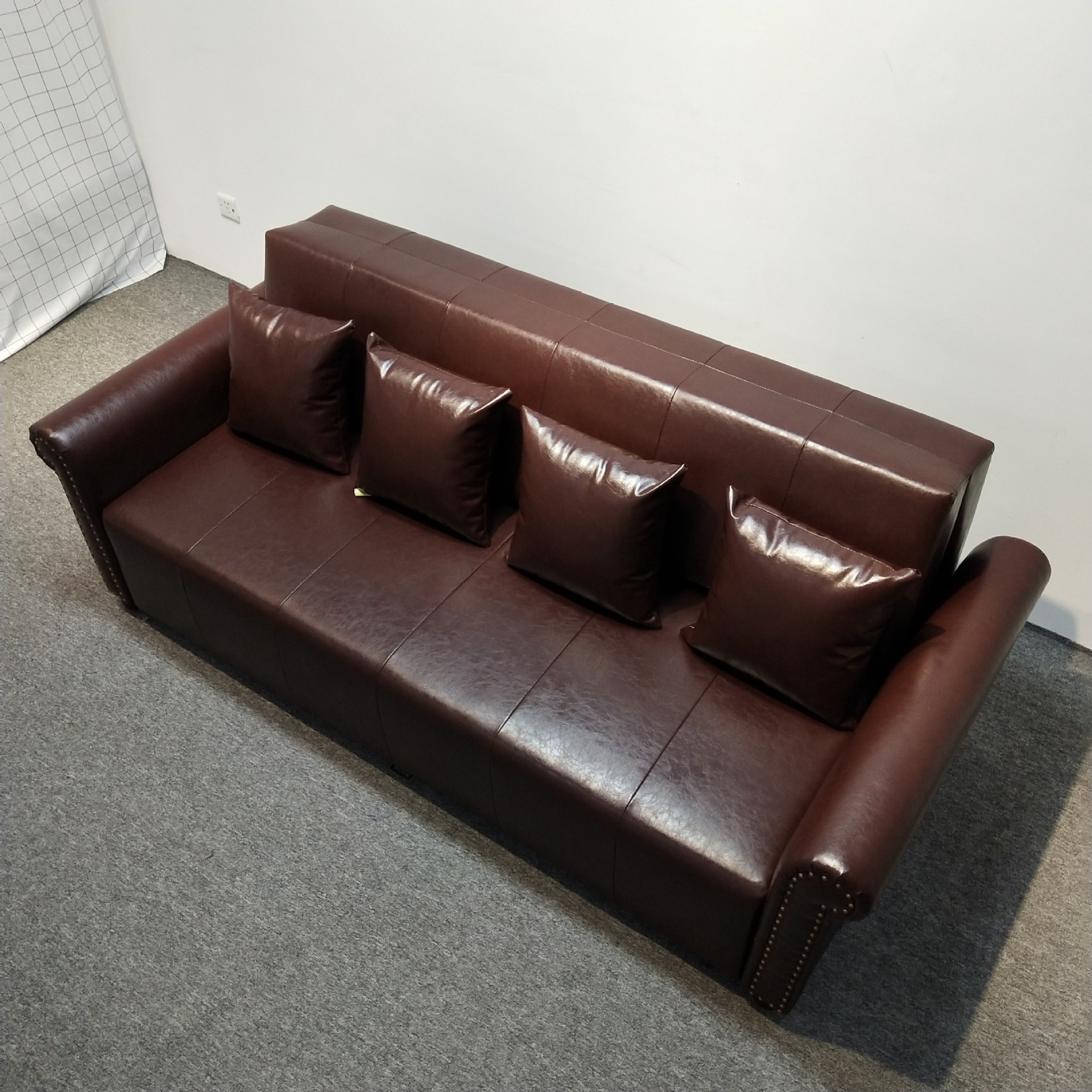 Sofá cama multifuncional moderna, lujoso y plegable, estudio de oficina, pequeño sofá cama americana image 7