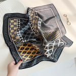 春季新款男士真丝小领巾沉稳大气100%桑蚕丝方巾职业衬衫丝巾搭配