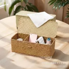 收纳篮/筐;草编;收纳盒