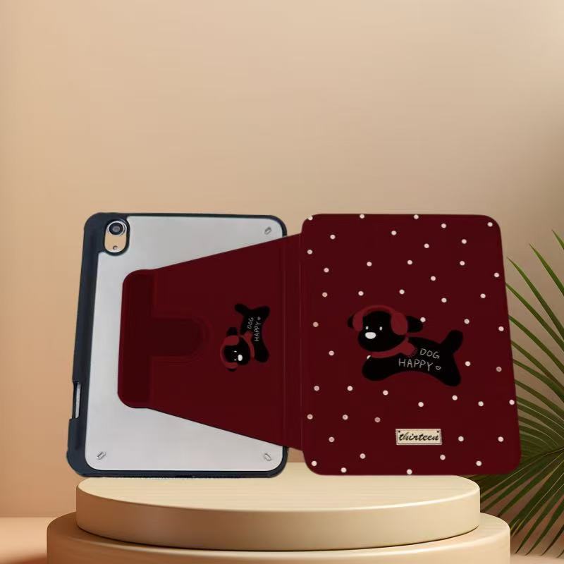Music Black Cat Rotating Transparent Shell for iPadair4/5 Flat Protective Cover 2024 Pro7/8/9/10th Music Black Cat Rotating Transparent Shell for iPadair4/5 Flat Protective Cover 2024 Pro7/8/9/10th