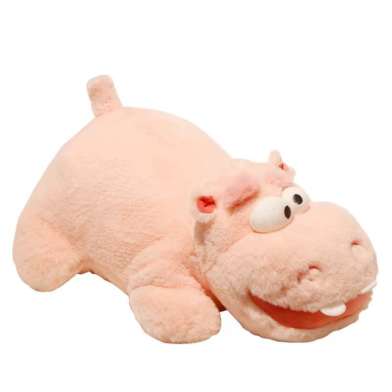 Genuine cute doll, plush pillow, hippo