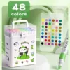 Can be portable [increased quantity] 48 colors/free panda stickers