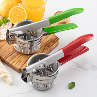 Stainless steel water squeezer household manual juicer fruit and vegetable dehydration artifact press fryer filter press juicer