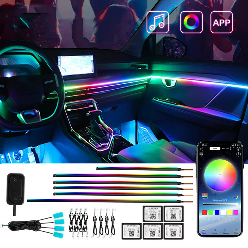 Acrylic lights, LED modified light strip, 256 colors