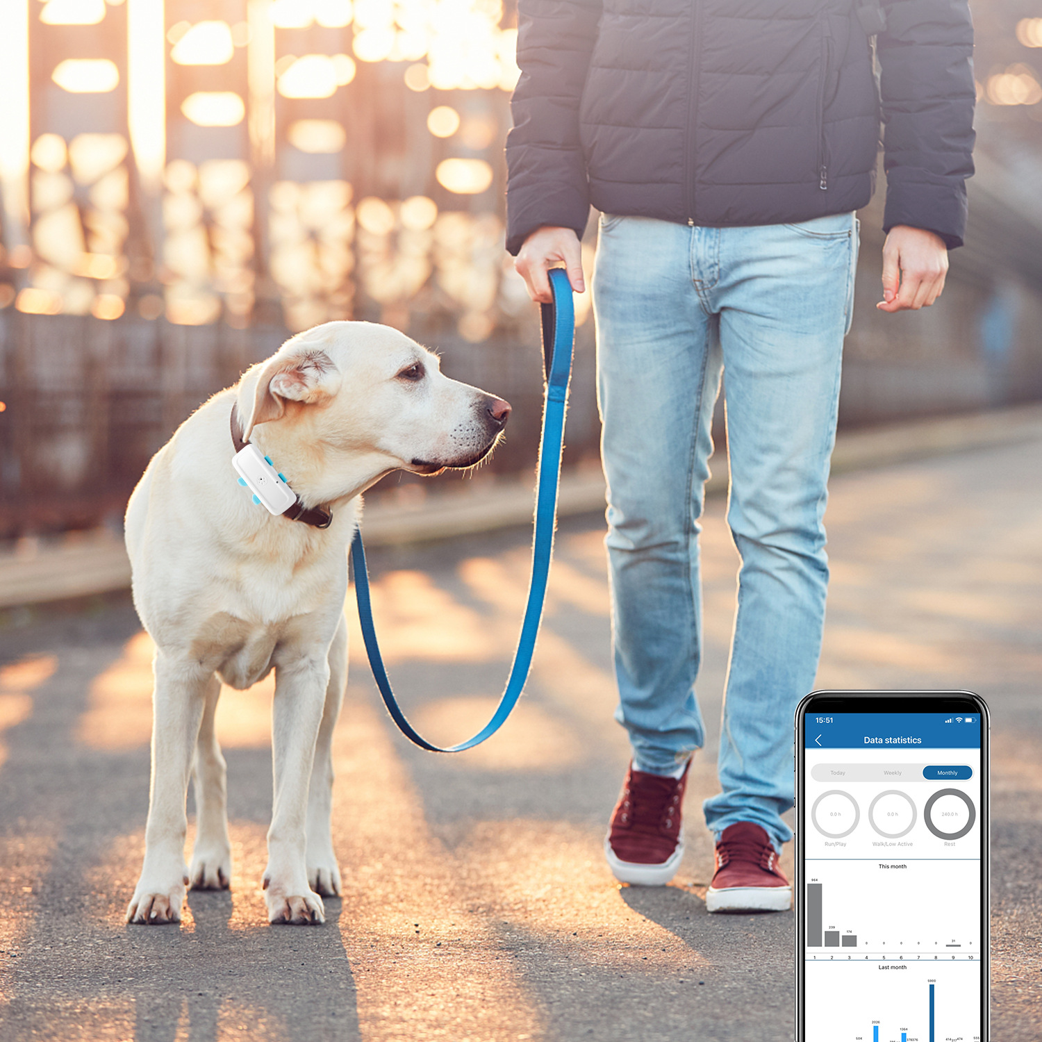 4Gtk911 Sa Small Pet Locator, Back Clip-On Buckle, Simple Operation, Accurate Positioning, Global