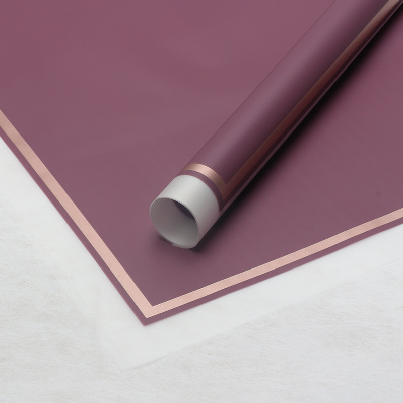 Huaxi transfronterizo Han Bundle de papel volador de película de gel de envoltura de flores impermeable florista suministros de flores papel de envoltura de ramo