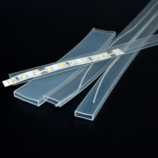 Ready Supply of Silicone Transparent Casing Led Light Strip Threading Silicone Tube Waterproof Random Bending Transparent Vapor Phase