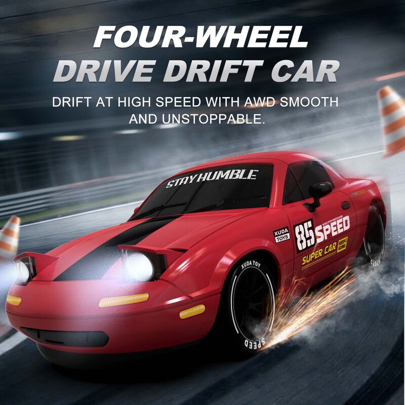 Cross-Border One-Touch Flip Light Mx5 Remote Control Car Toy Four-Wheel Drive High-Speed Racing Drift Racing Blinking Car Boy's Gift Cross-Border One-Touch Flip Light Mx5 Remote Control Car Toy Four-Wheel Drive High-Speed Racing Drift Racing Blinking Car Boy's Gift